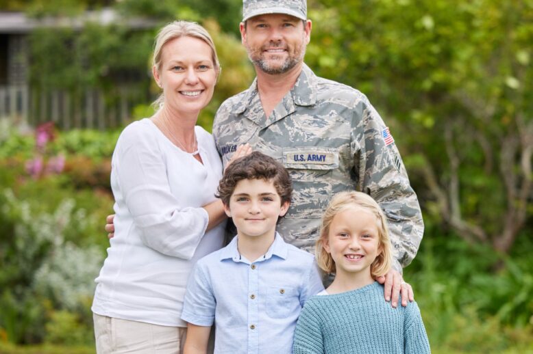 Family buying a home with Florida Hometown Heroes down payment assistance